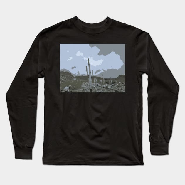 Saguaro Long Sleeve T-Shirt by CJAdventures